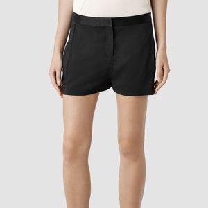 Allsaints basic black shorts size 6